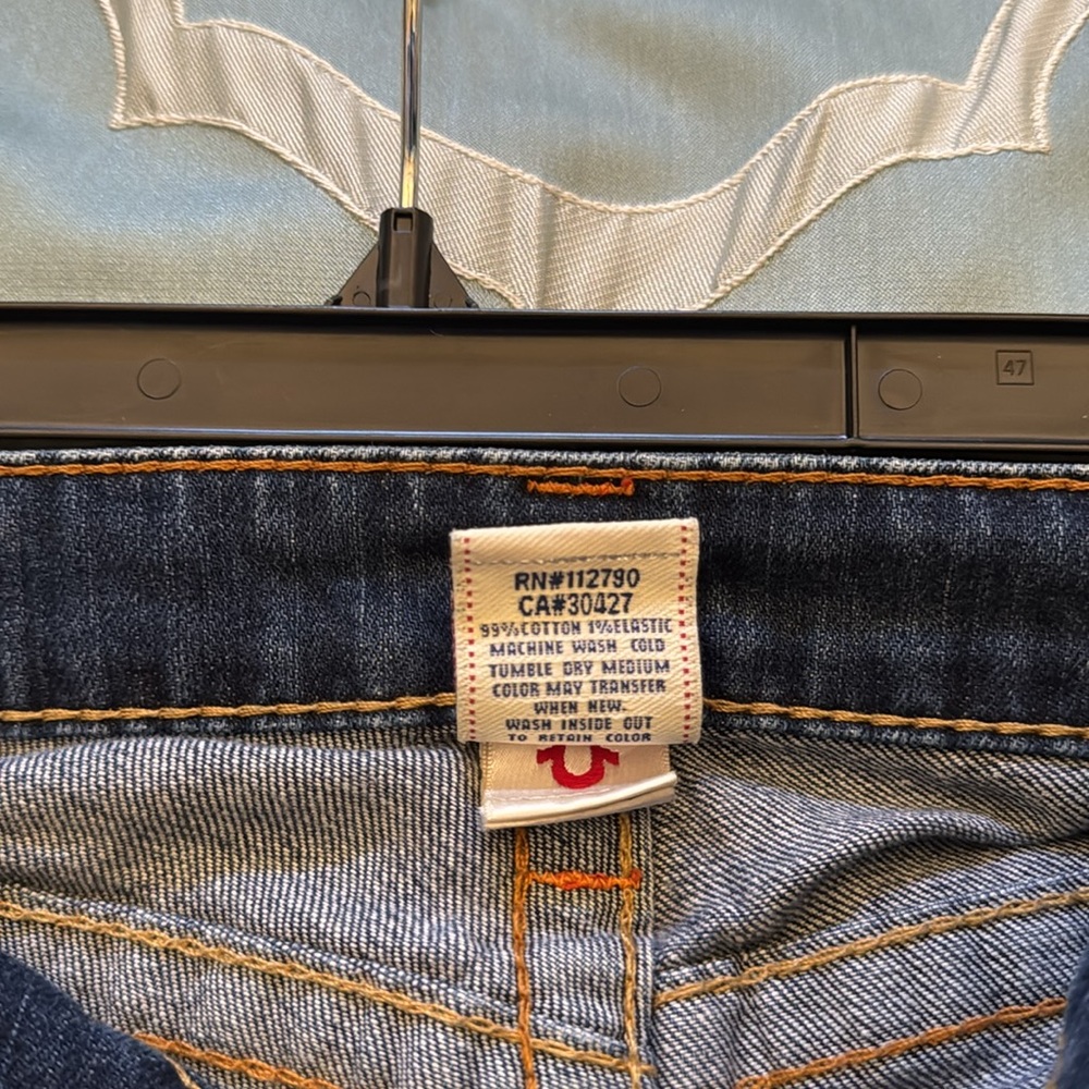 VTG Women's True Religion jeans SZ 30 Twisted Bellbottom Style - Picture 7 of 11